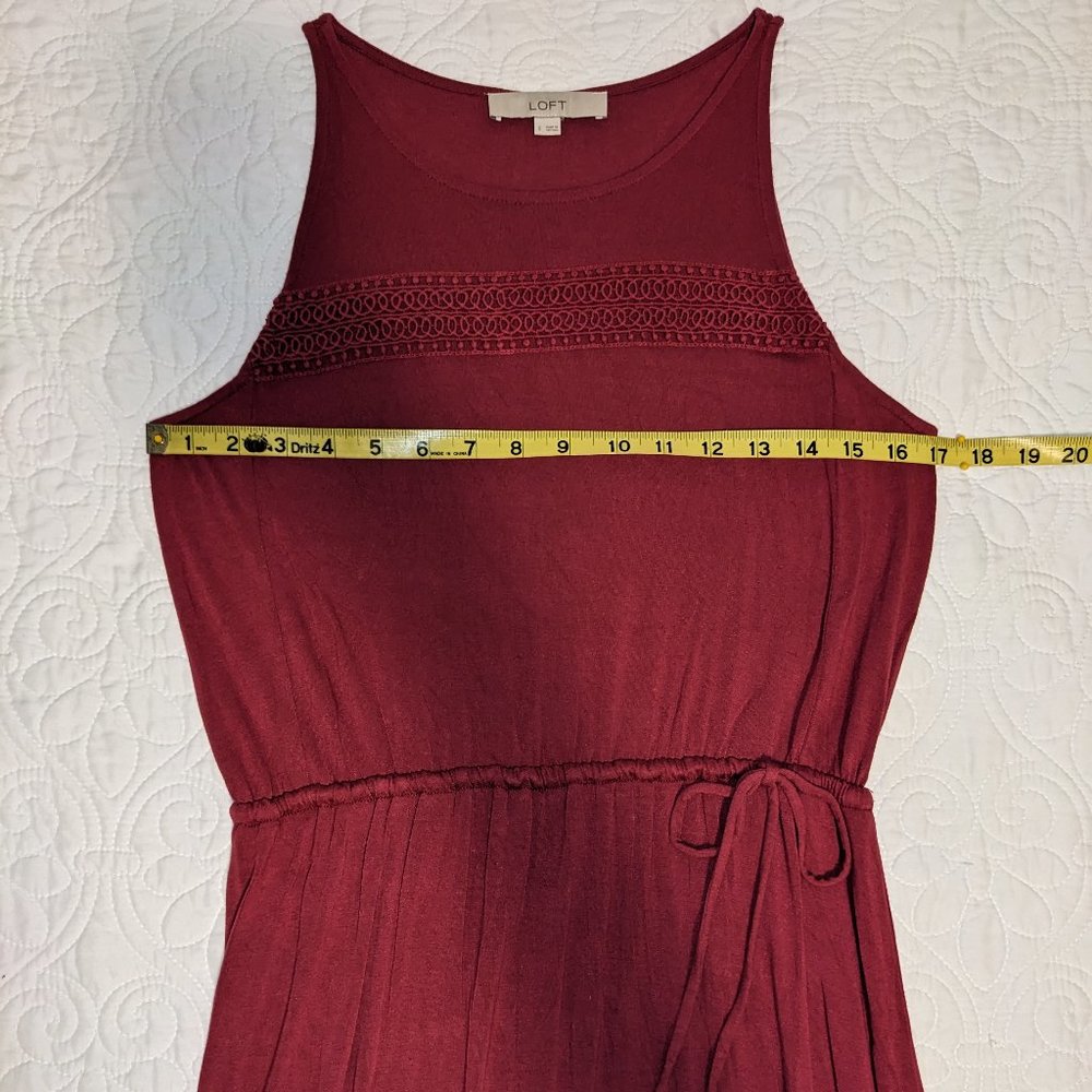 Ann Taylor LOFT Pink Maxi Dress Size Small - Picture 11 of 12